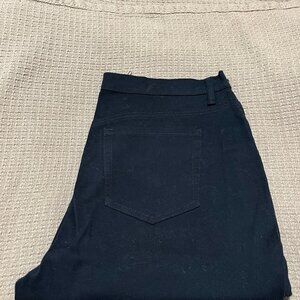 Black Denim Jeans-- Gloria Vanderbilt--Amanda--Size 16W